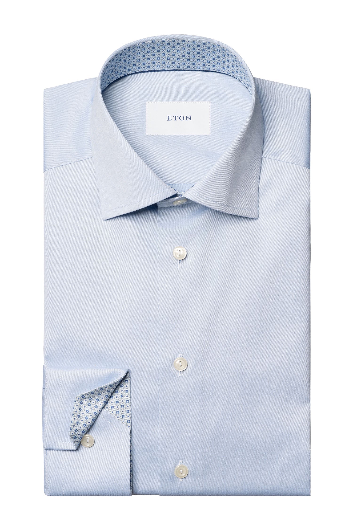 ETON | Shirt Geo-Pattern Inner | Blue