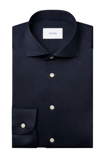ETON | Jersey Shirt | Navy