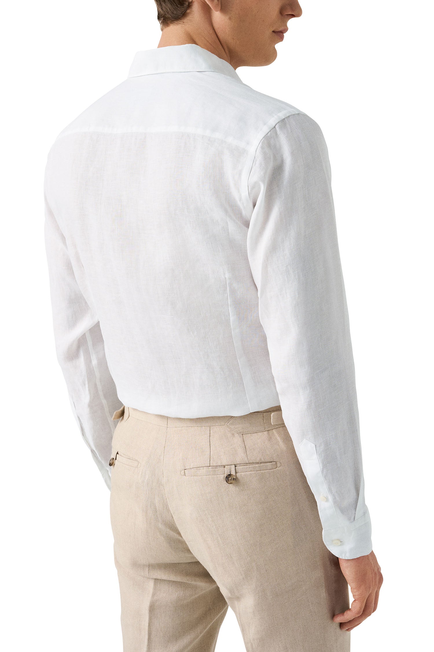 ETON | Spread Collar Shirt | White