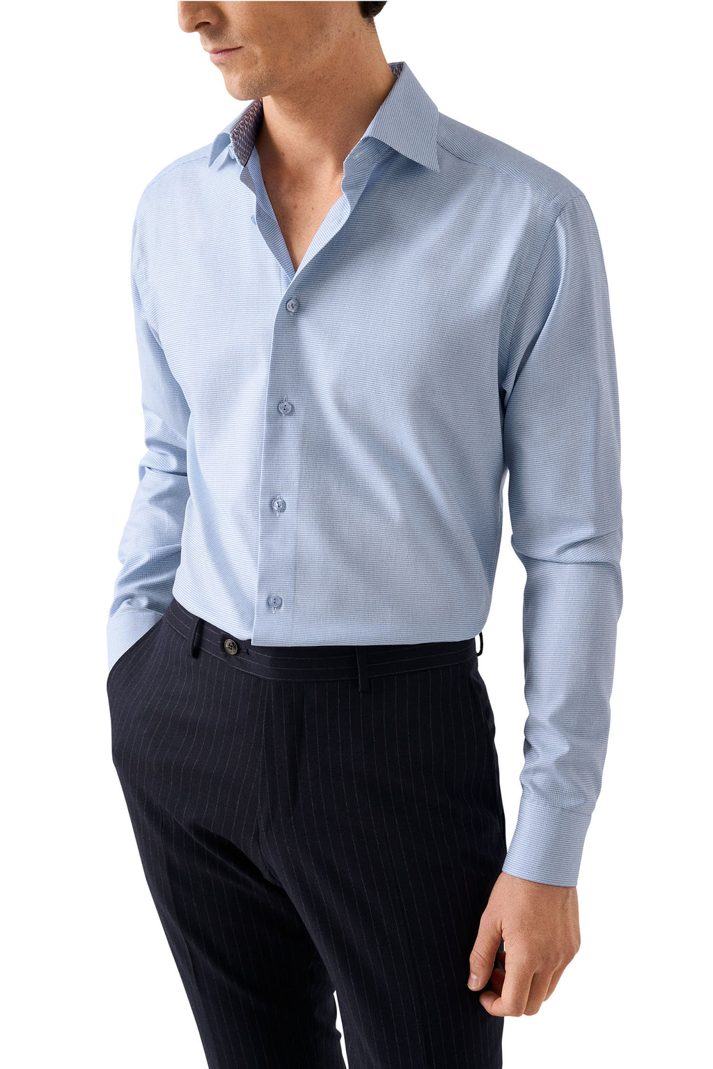 ETON | Houndstooth Inner Parrot | Blue