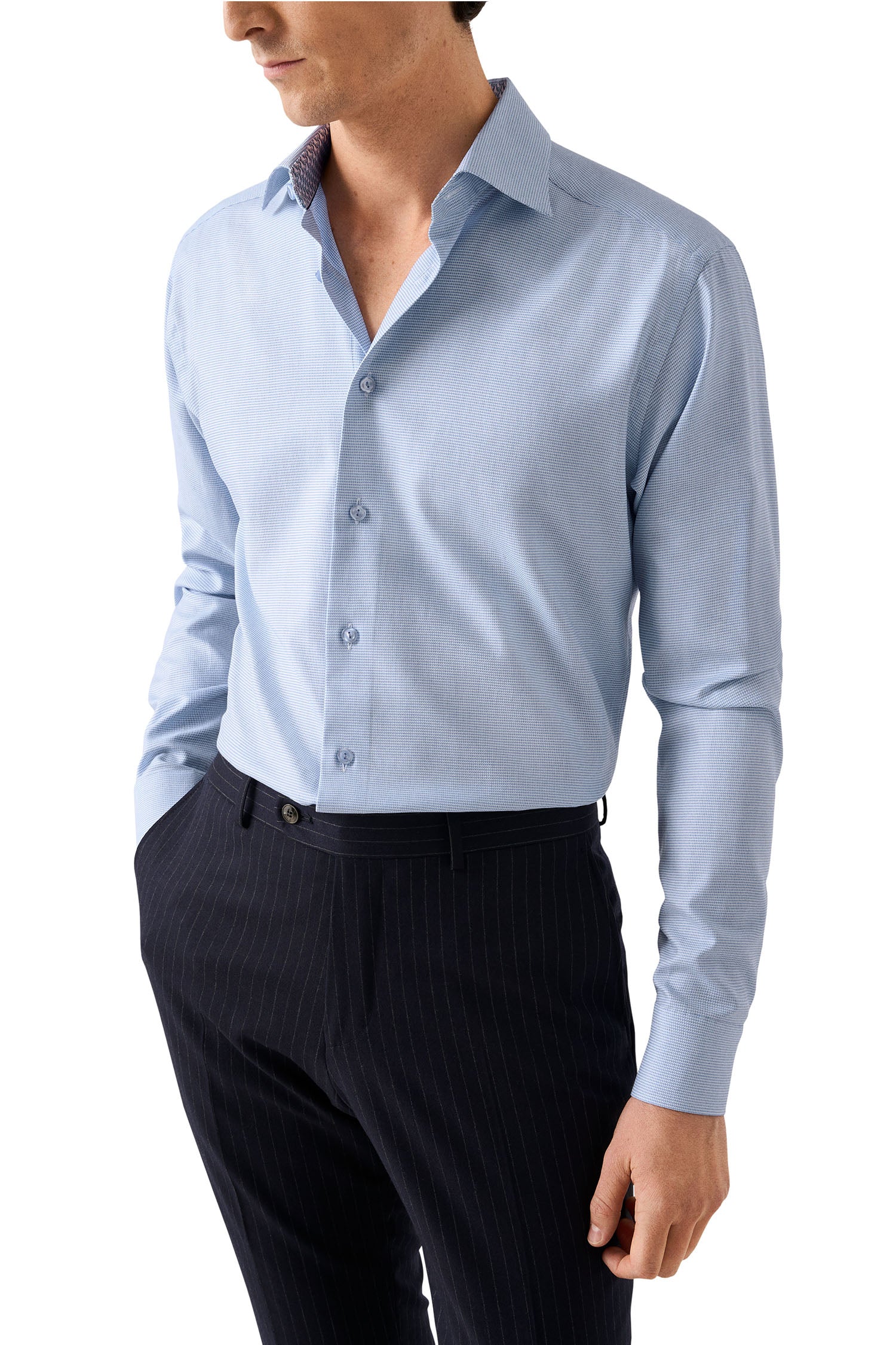 ETON | Houndstooth Inner Parrot | Blue