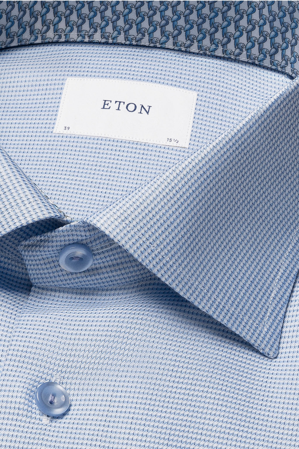 ETON | Houndstooth Inner Parrot | Blue