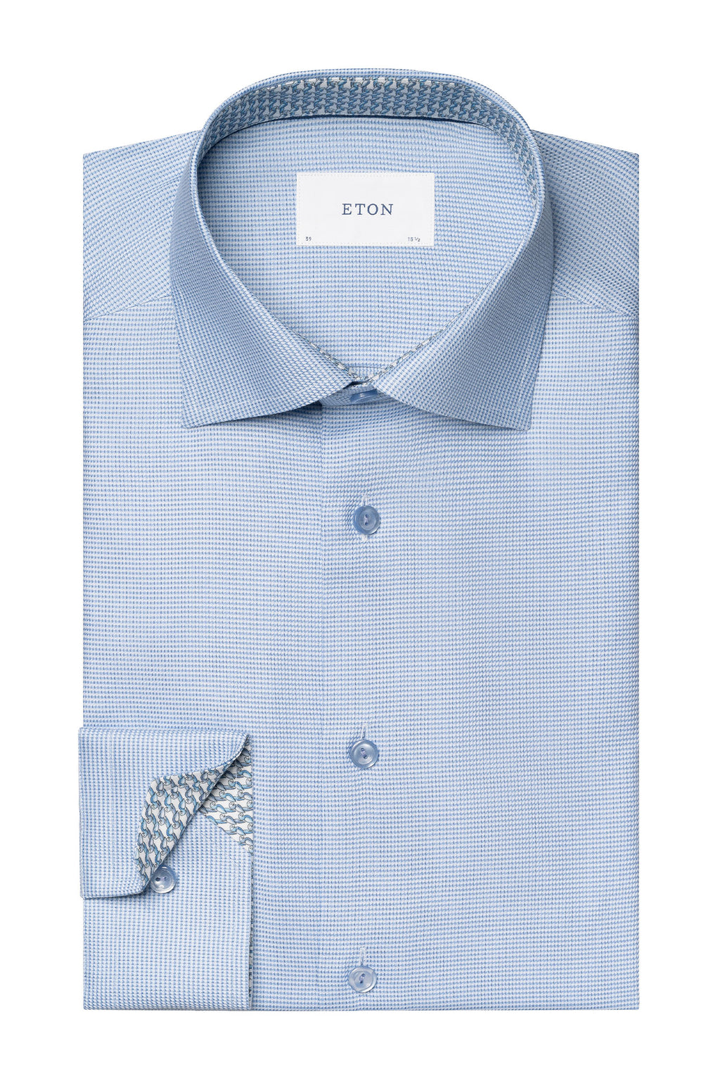 ETON | Houndstooth Inner Parrot | Blue
