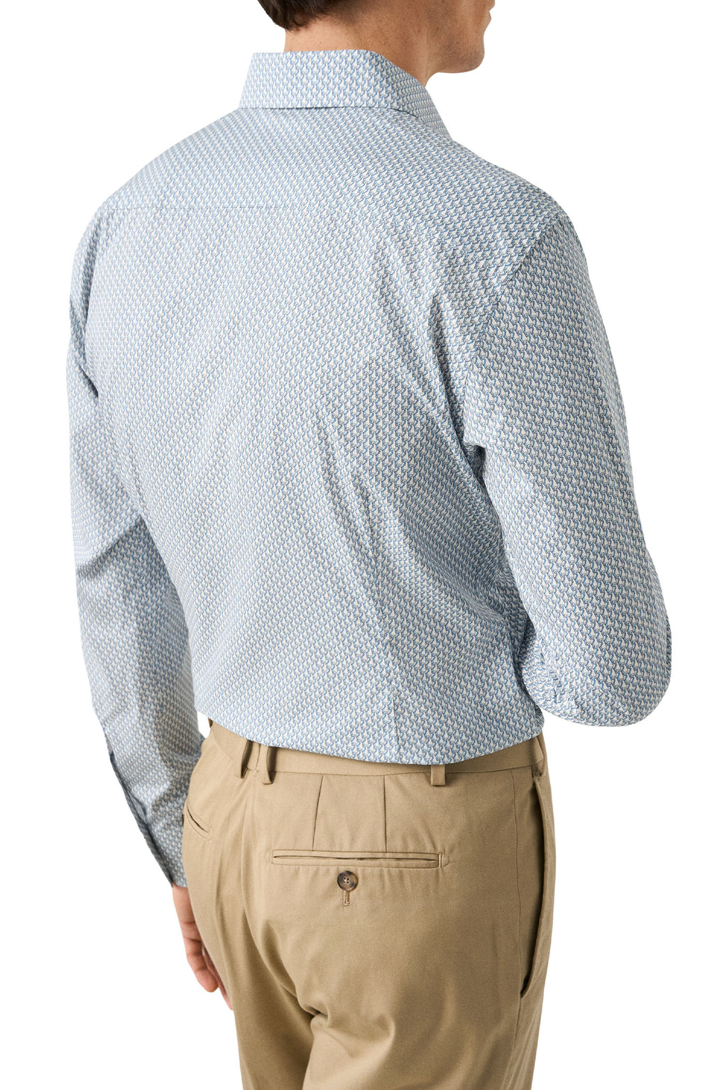 ETON | Parrot Pattern Shirt | Blue
