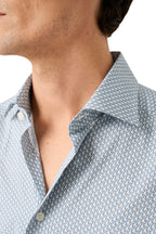 ETON | Parrot Pattern Shirt | Blue