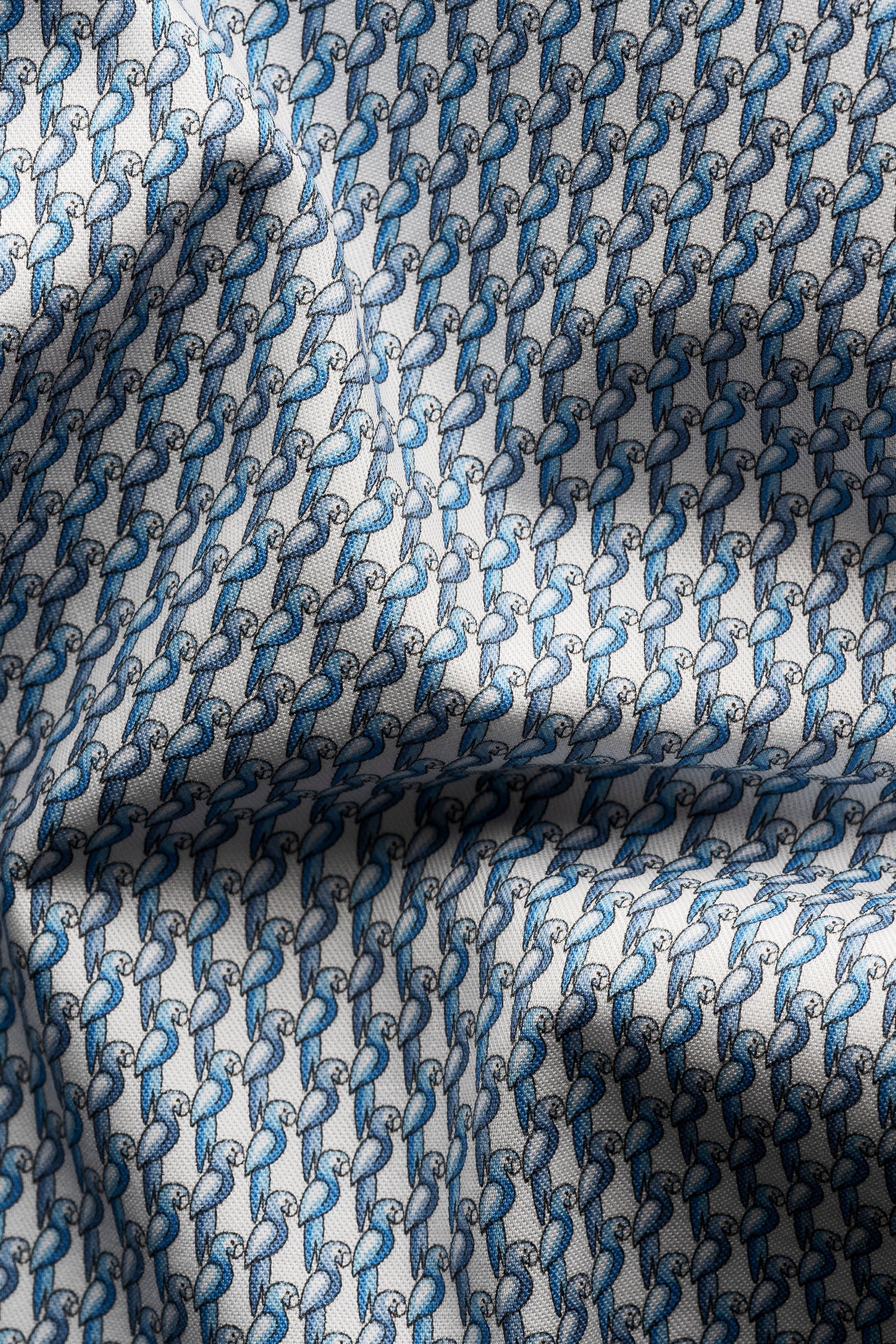 ETON | Parrot Pattern Shirt | Blue