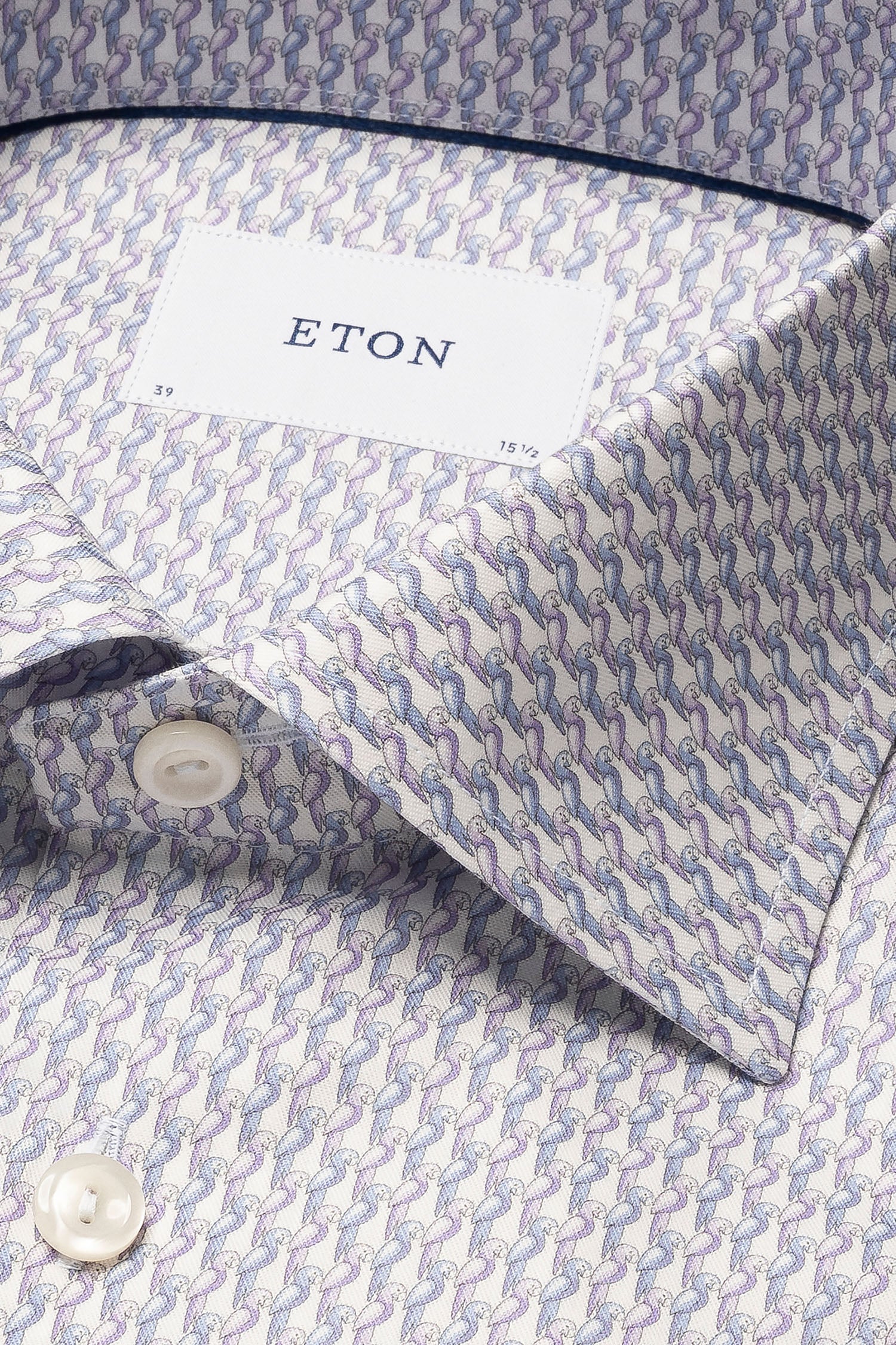 ETON | Parrot Pattern Shirt | Purple