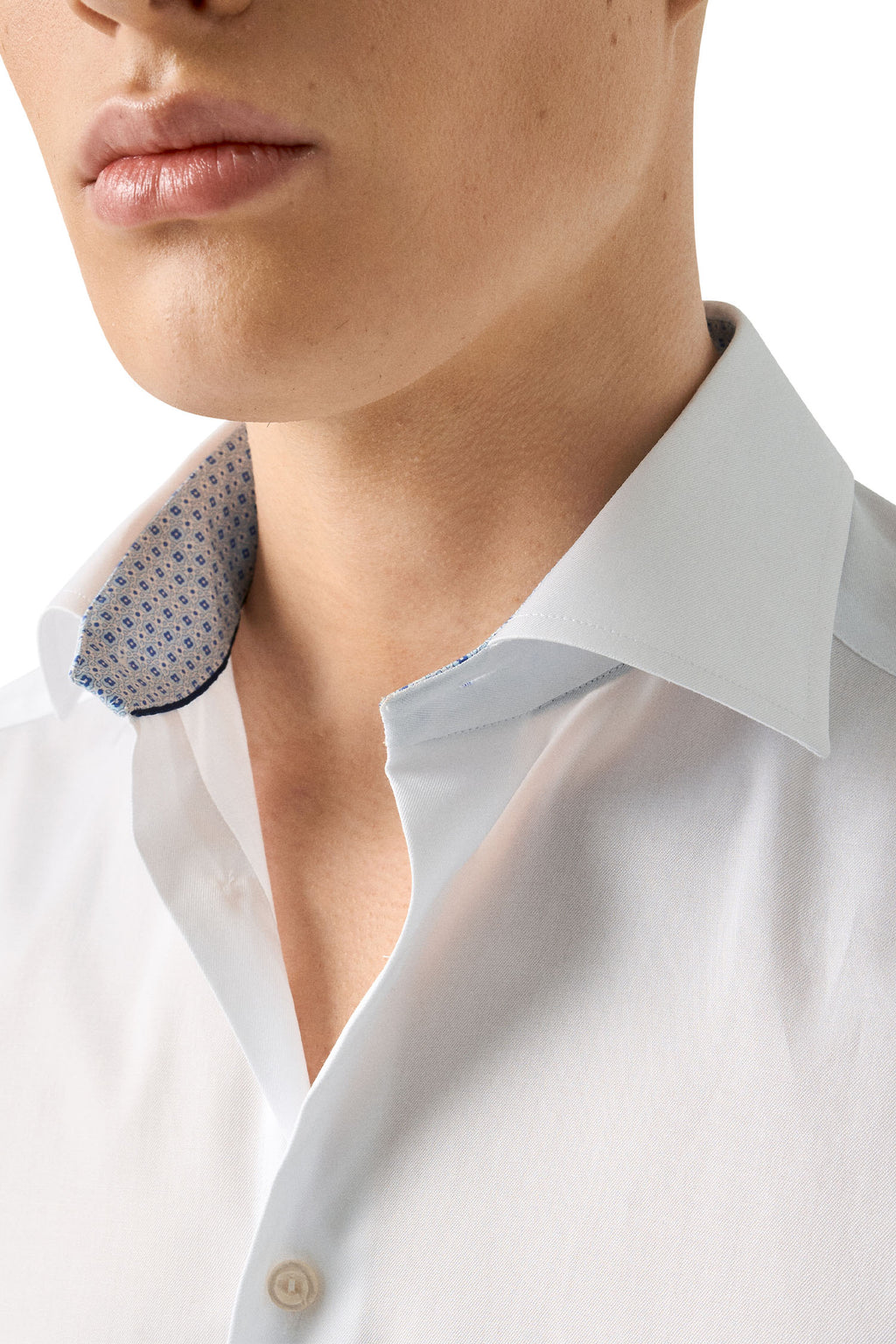 ETON | Shirt Geo-Pattern Inner | White