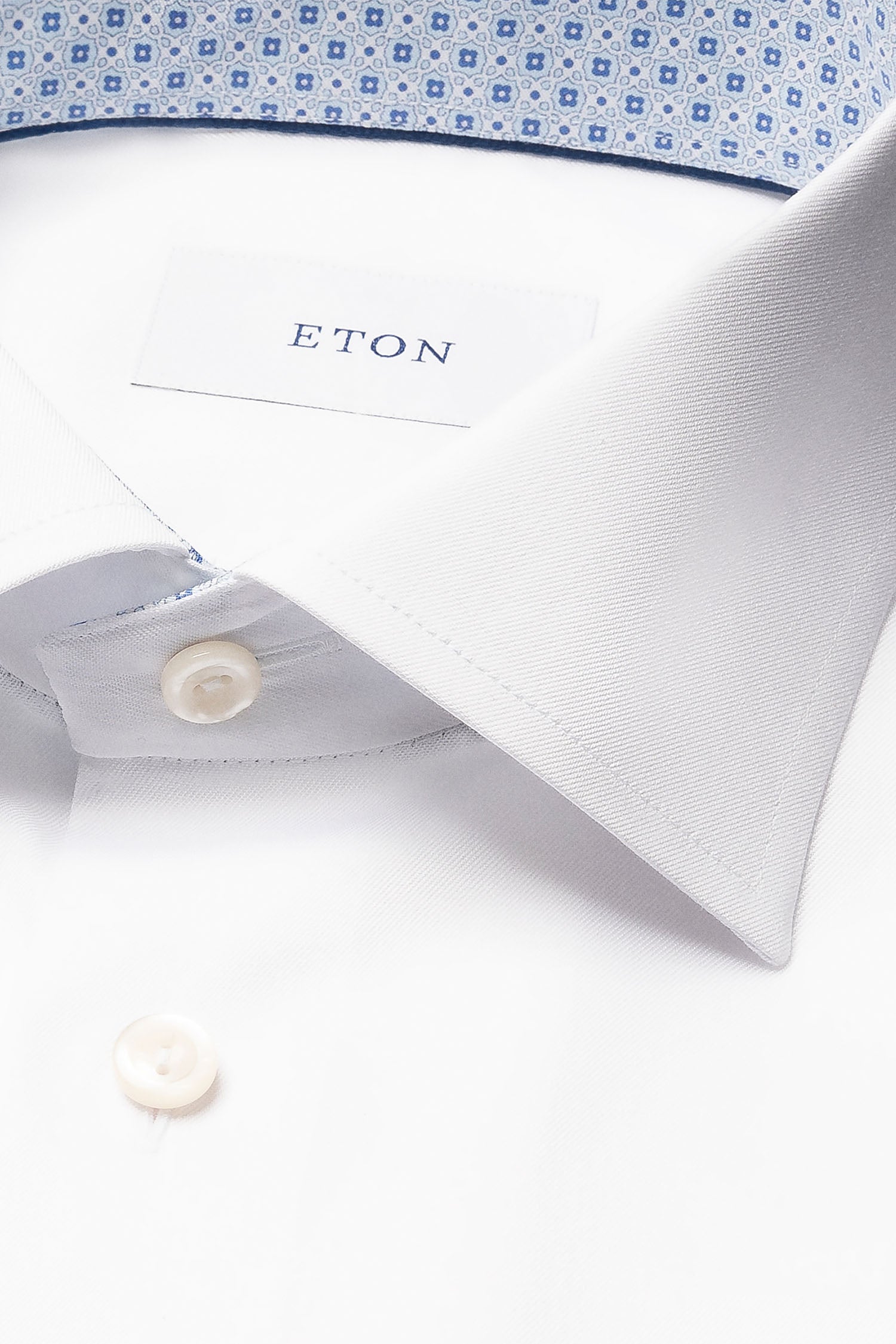 ETON | Shirt Geo-Pattern Inner | White