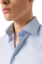 ETON | Shirt Geo-Pattern Inner | Blue