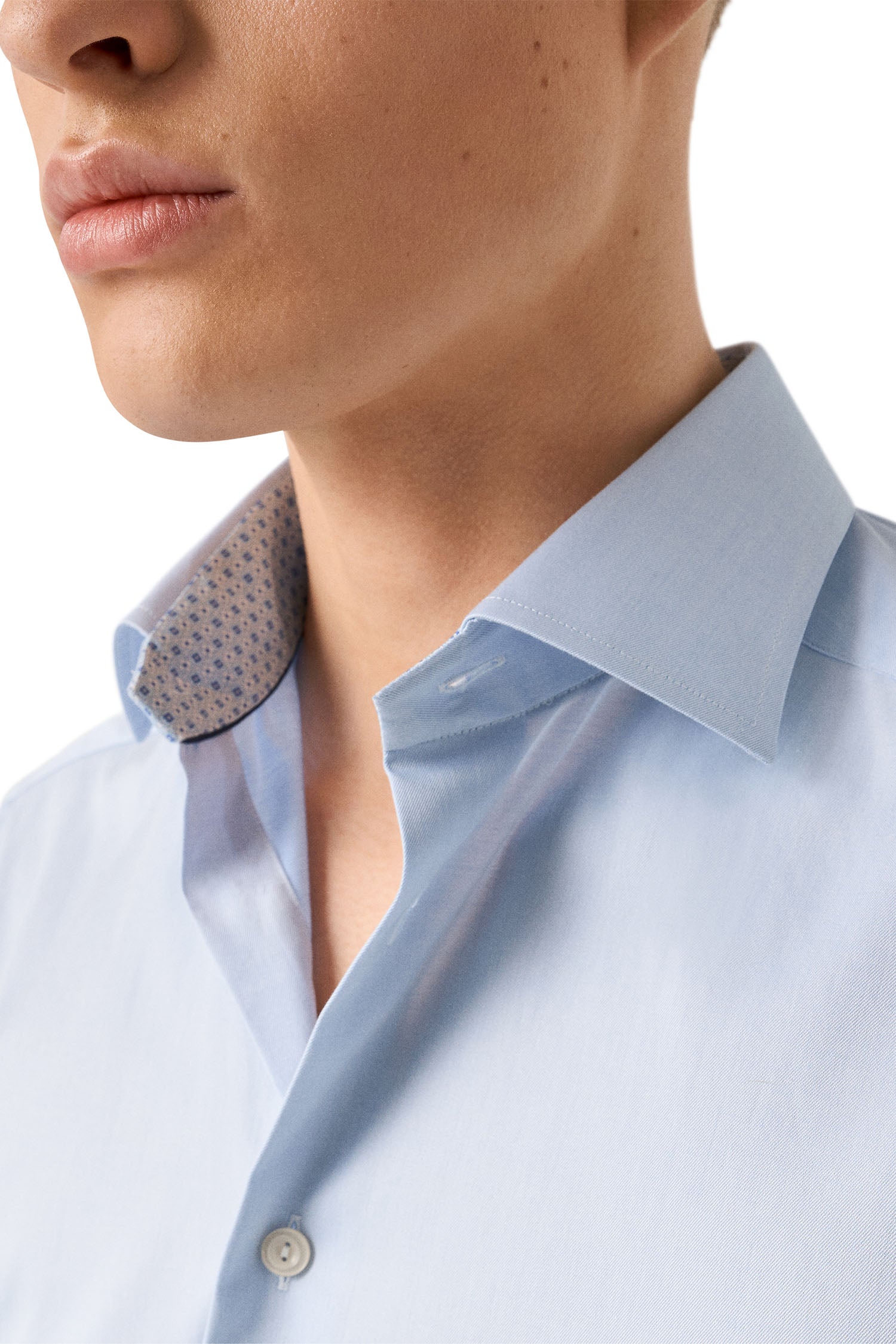 ETON | Shirt Geo-Pattern Inner | Blue