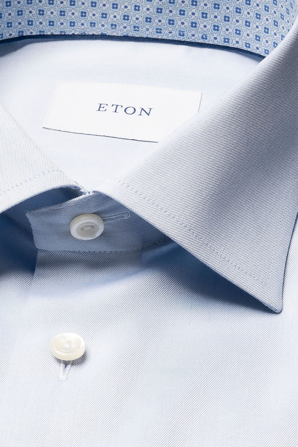 ETON | Shirt Geo-Pattern Inner | Blue