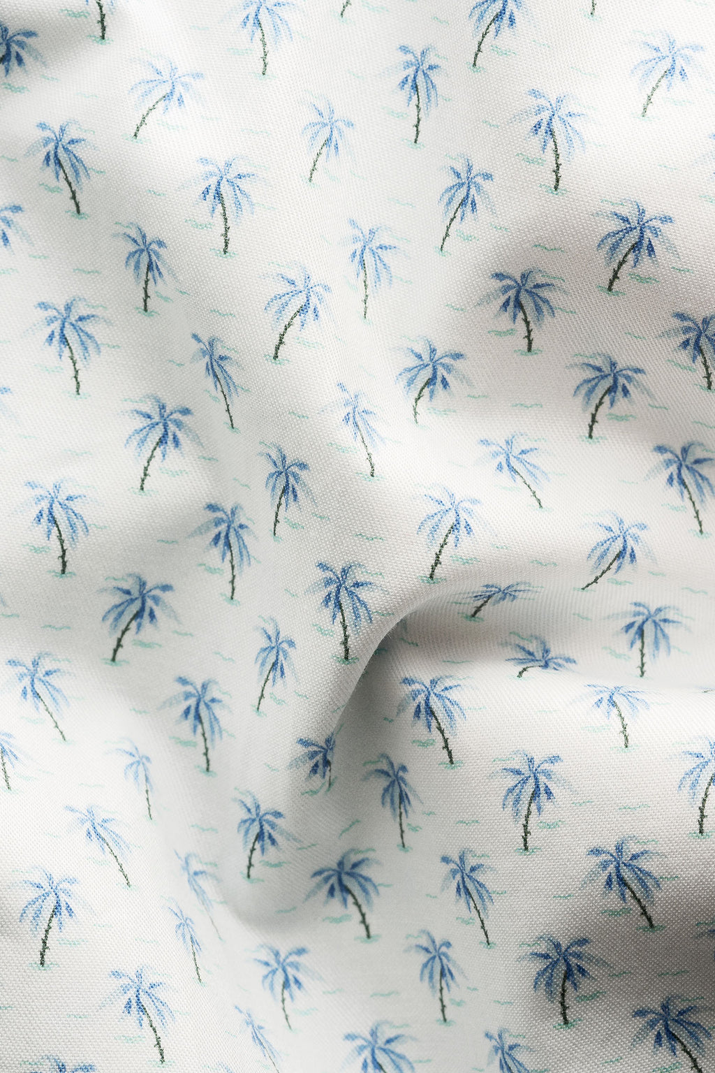 ETON | Palm Trees Shirt | Blue & Mint