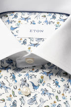 ETON | Horse Print Shirt | Blue & White