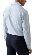 ETON | Geo-Patterned Shirt | Blue