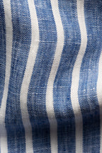ETON | Striped Linen Shirt | Blue & White