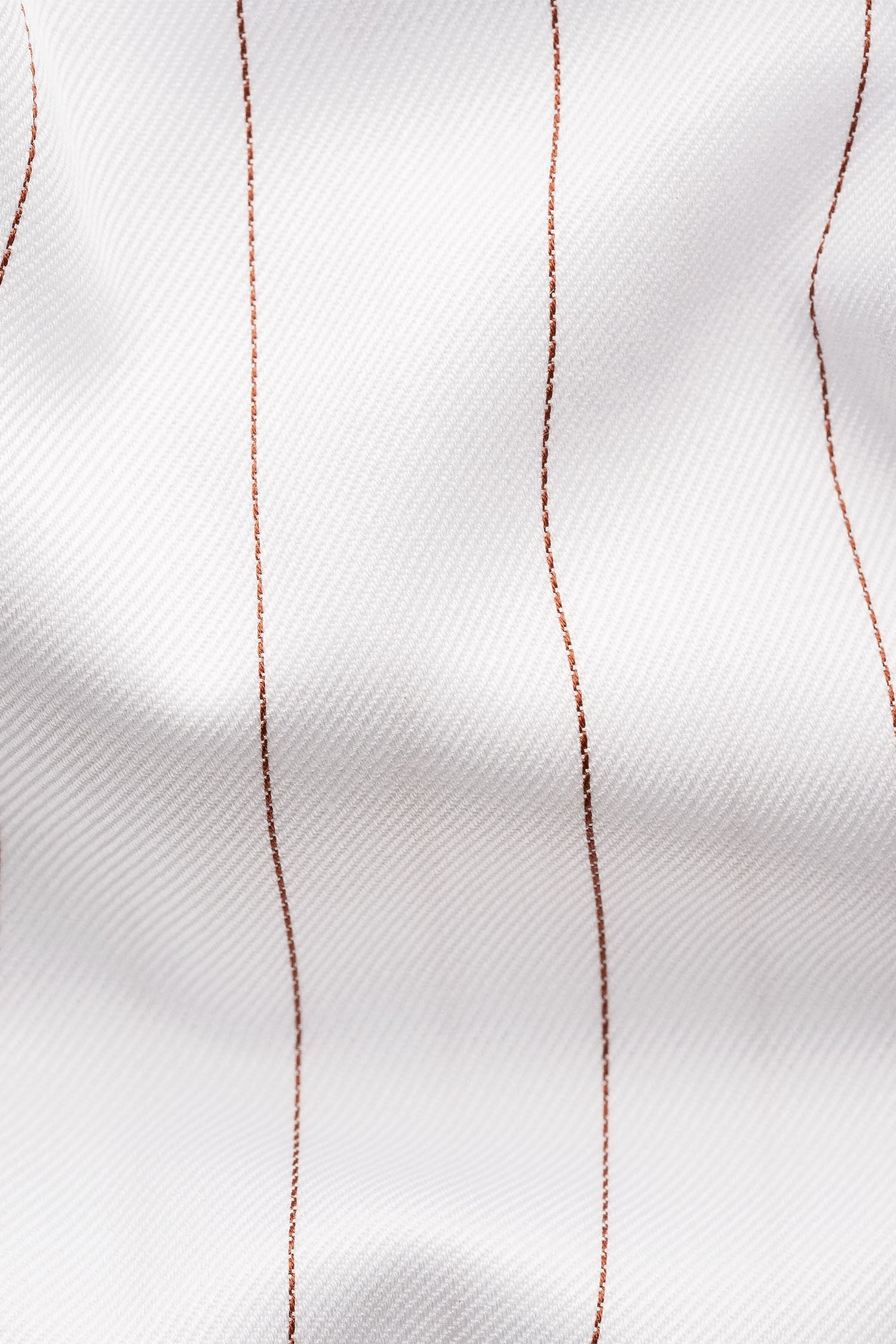 ETON | Pinstripe Shirt | Rust & White