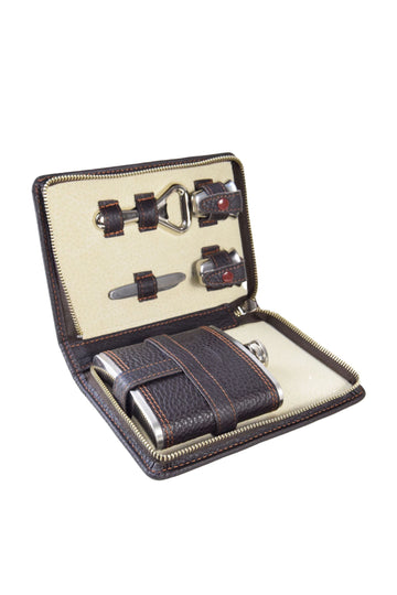 F.HAMMANN Dark Brown Cocktail Set