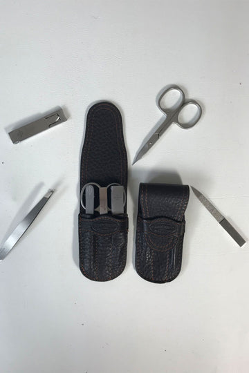 F.HAMMANN Dark Brown Manicure Flap