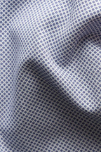 ETON | Two-Tone Spotted Shirt | Dark Blue