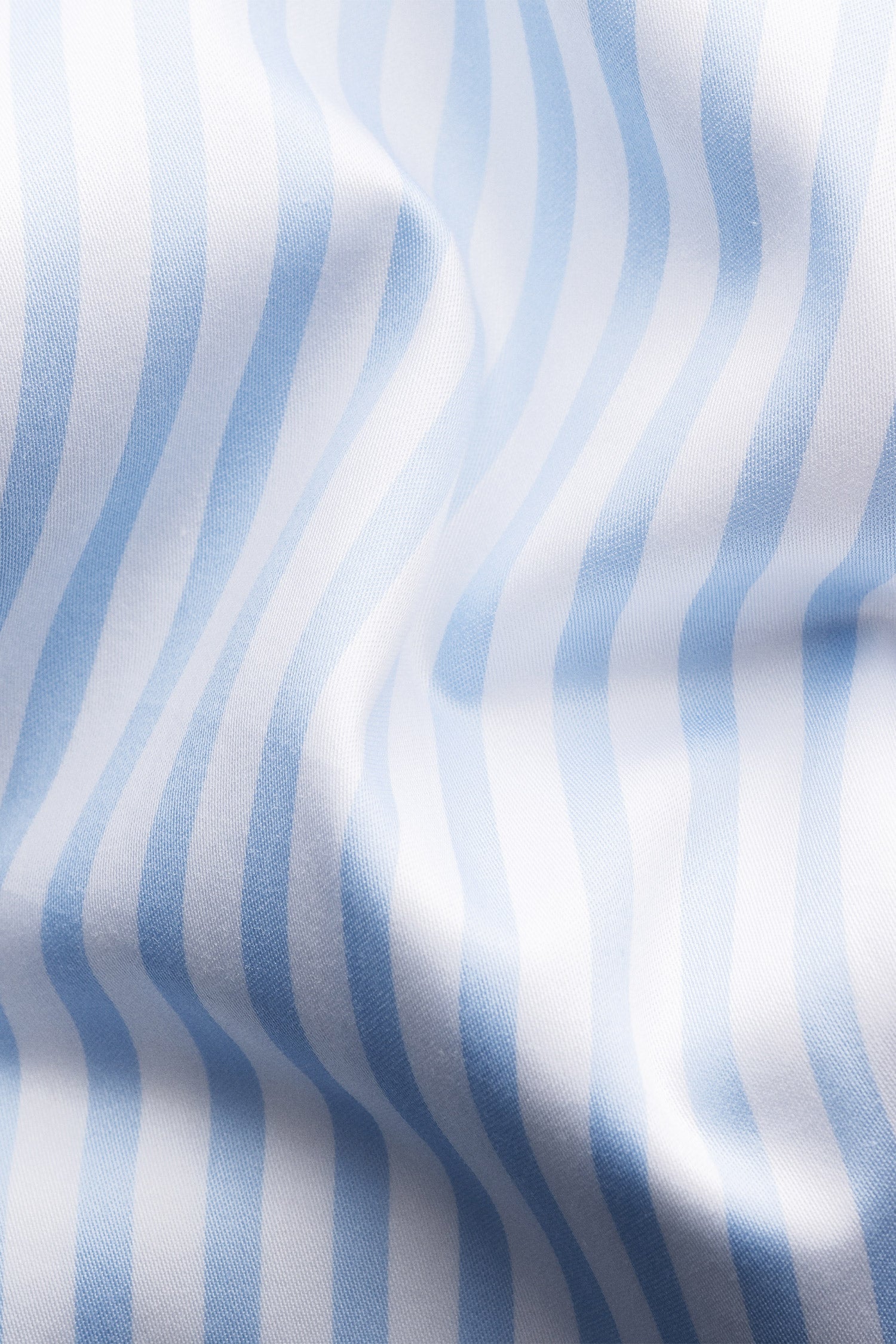 ETON | Wide Stripe Shirt | Blue & White
