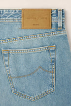 JACOB COHEN | Chris Straight Fit Jeans | Mid-Blue Denim