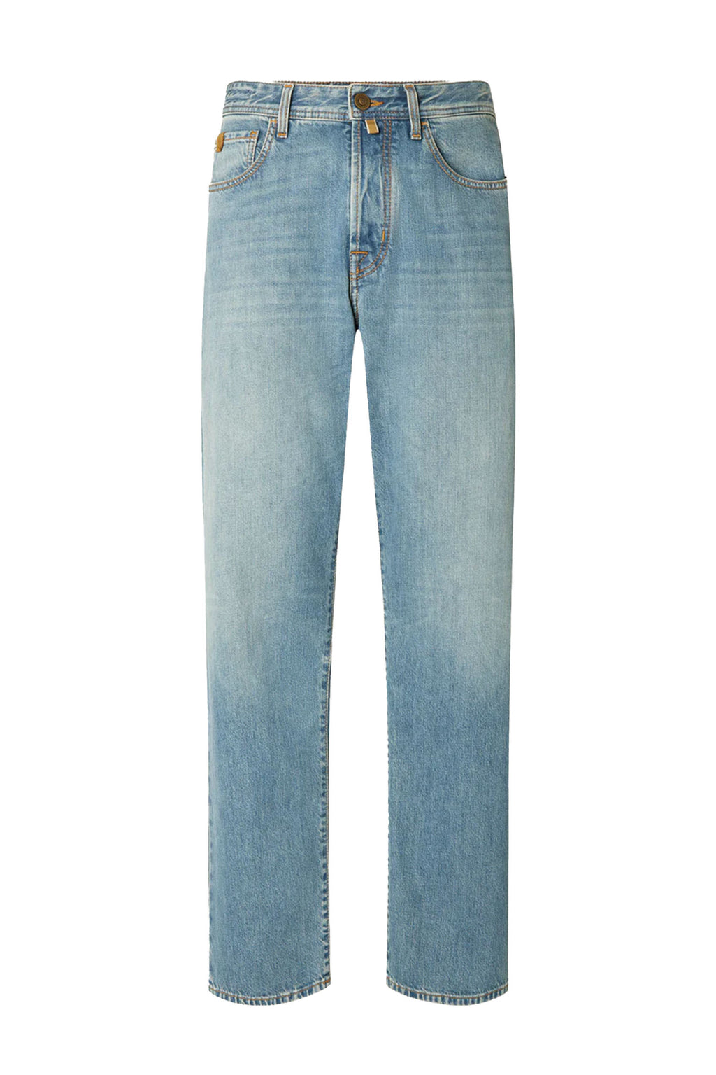 JACOB COHEN | Chris Straight Fit Jeans | Mid-Blue Denim