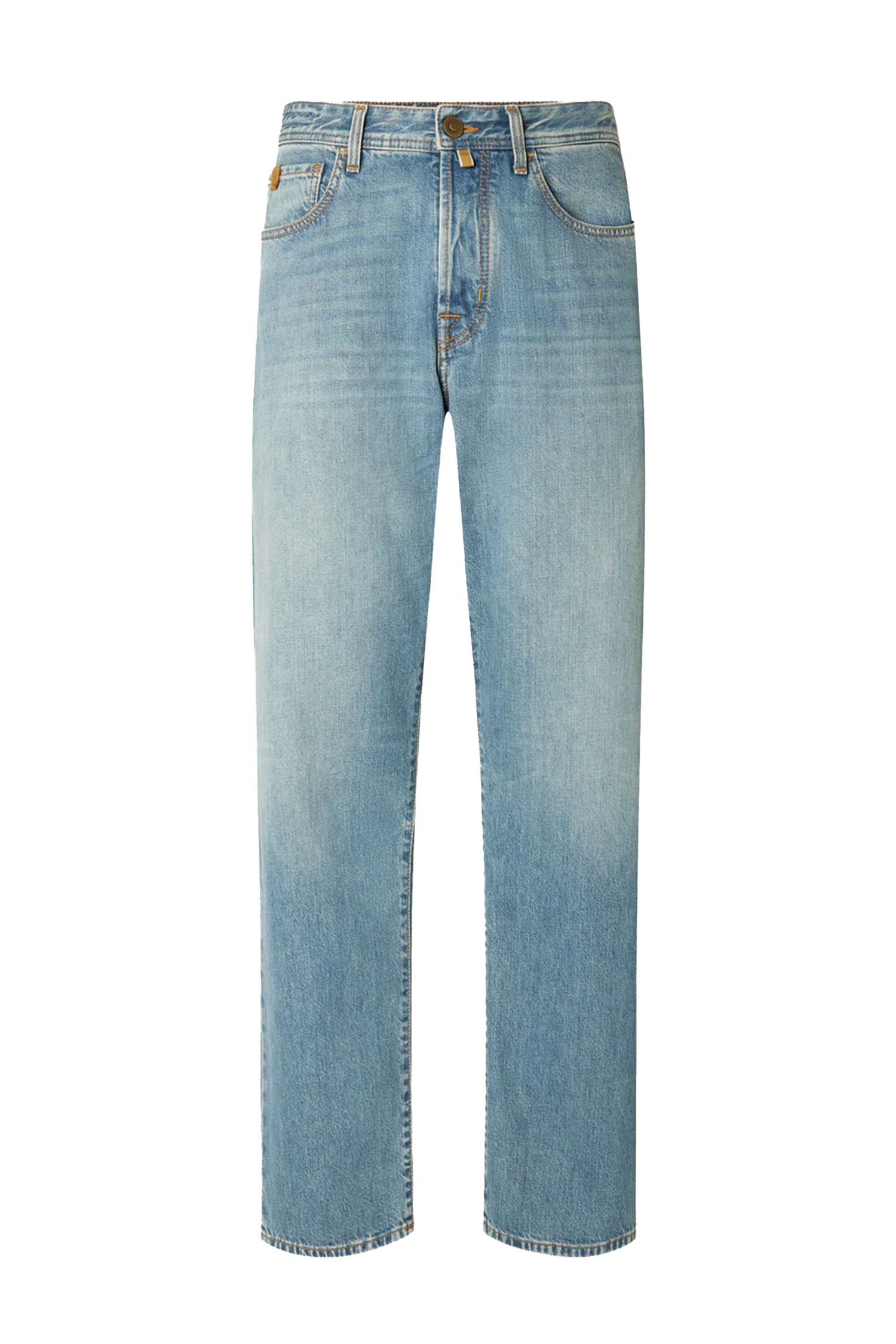 JACOB COHEN | Chris Straight Fit Jeans | Mid-Blue Denim