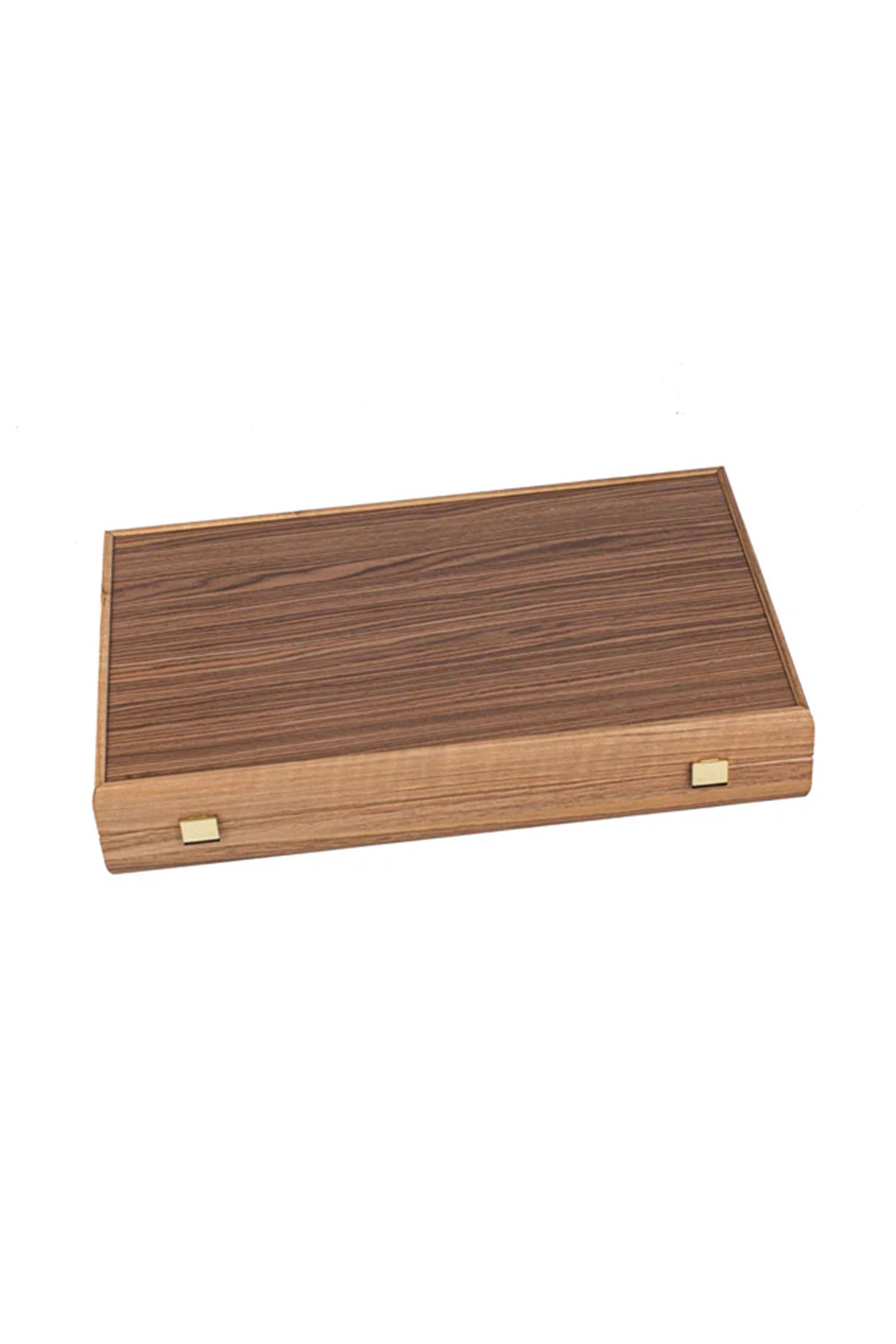 MANOPOULOS | Backgammon Set Green Inlay 48X30cm | Brown