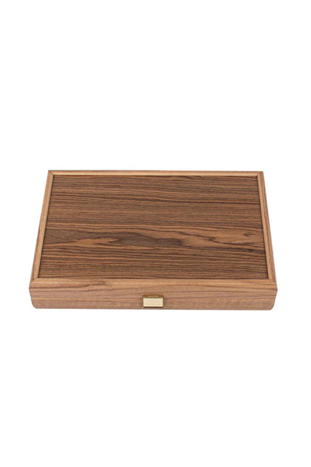 MANOPOULOS | Backgammon Set Green Inlay 30X20cm | Brown