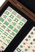 MANO GAMES MAHJONG STRAW WOODEN CASE 31x24