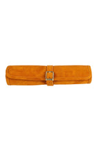 MANOPOULOS | Leather Travel Backgammon Set | Tan Brown