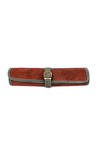 MANOPOULOS | Leather Travel Backgammon Set | Maroon