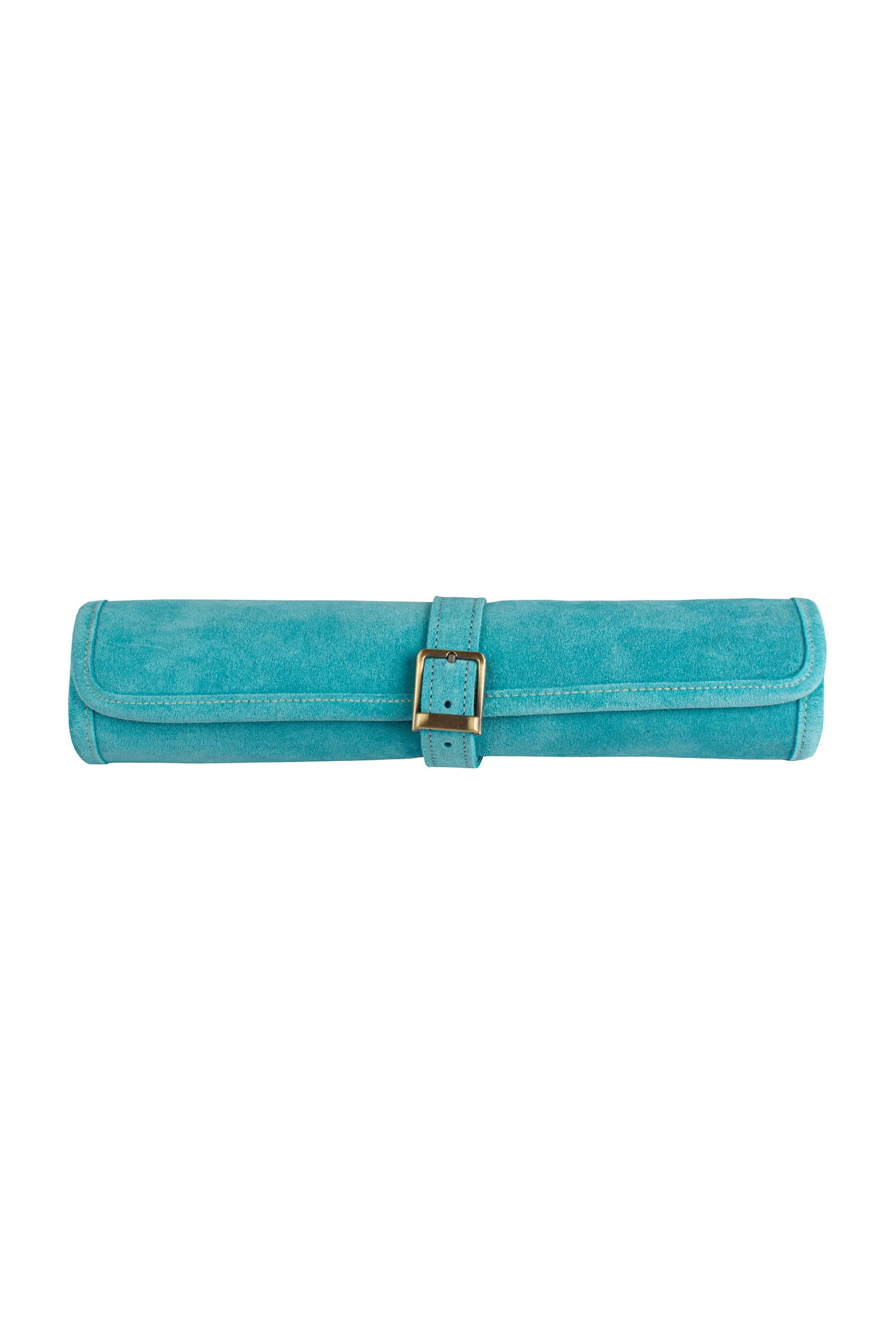 MANOPOULOS | Leather Travel Backgammon Set | Turquoise