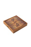 MANOPOULOS | 2-In-1 Combo Games Set 27X27cm | Walnut