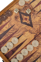 MANOPOULOS | 2-In-1 Combo Games Set 27X27cm | Walnut
