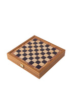 MANOPOULOS | 2-In-1 Combo Games Set 27X27cm | Walnut