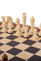 MANOPOULOS | 2-In-1 Combo Games Set 27X27cm | Walnut
