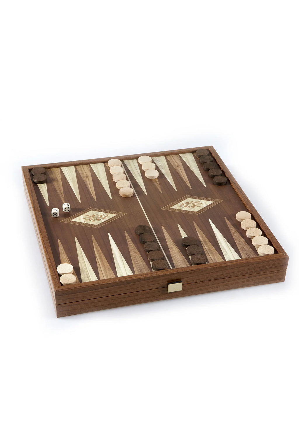 MANOPOULOS | 2-In-1 Combo Games Set 41X41cm | Walnut