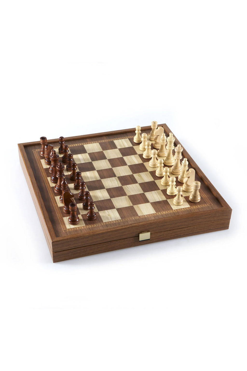 MANOPOULOS | 2-In-1 Combo Games Set 41X41cm | Walnut