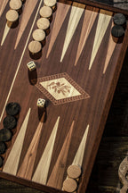 MANOPOULOS | 2-In-1 Combo Games Set 41X41cm | Walnut