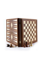 MANOPOULOS | 2-In-1 Combo Games Set 41X41cm | Walnut