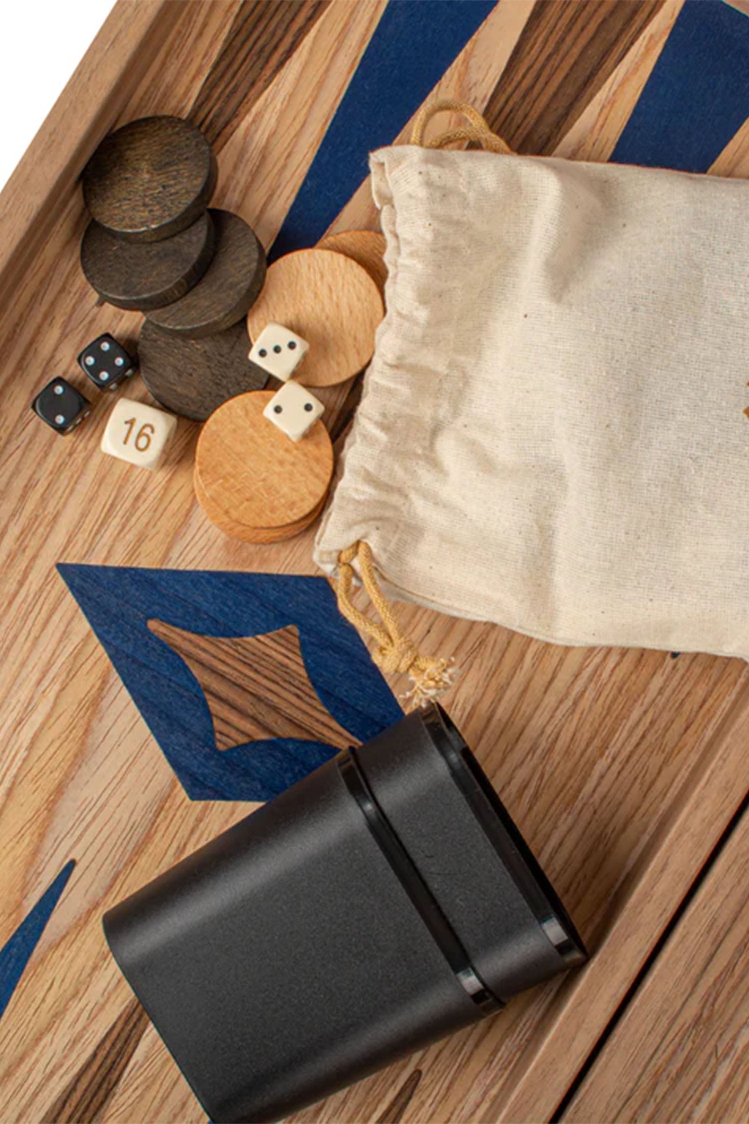 MANOPOULOS | Backgammon Set 48X26cm | Brown
