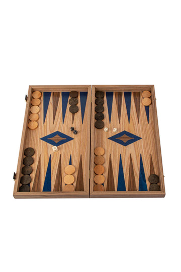 MANOPOULOS Brown Backgammon Set 48 x 26cm