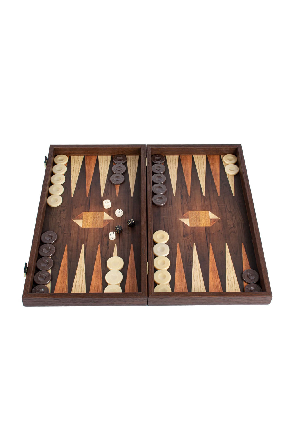 MANOPOULOS | Backgammon Set 48X26cm | Geometric Wood