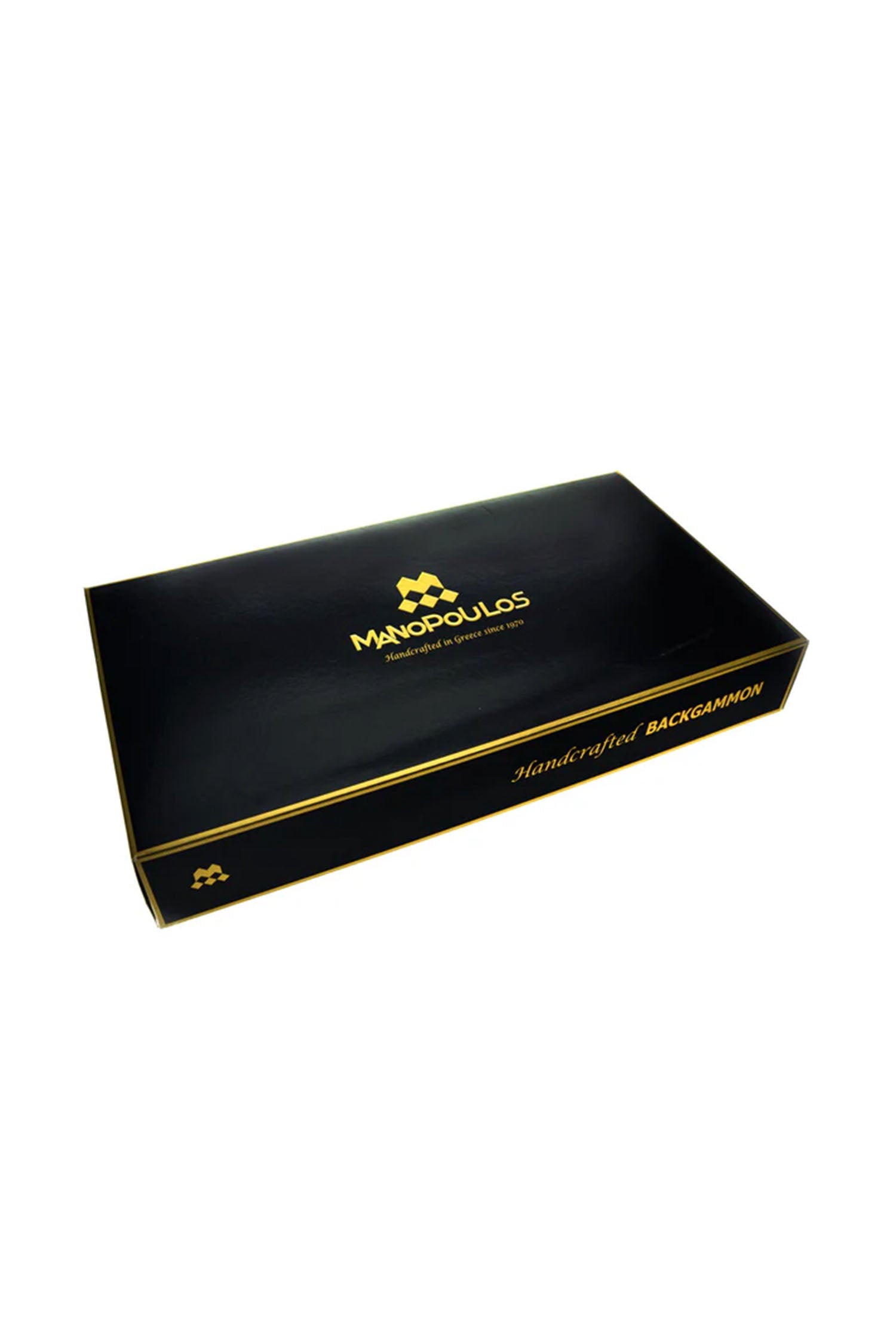 MANOPOULOS | Backgammon Set 48X26cm | Geometric Wood