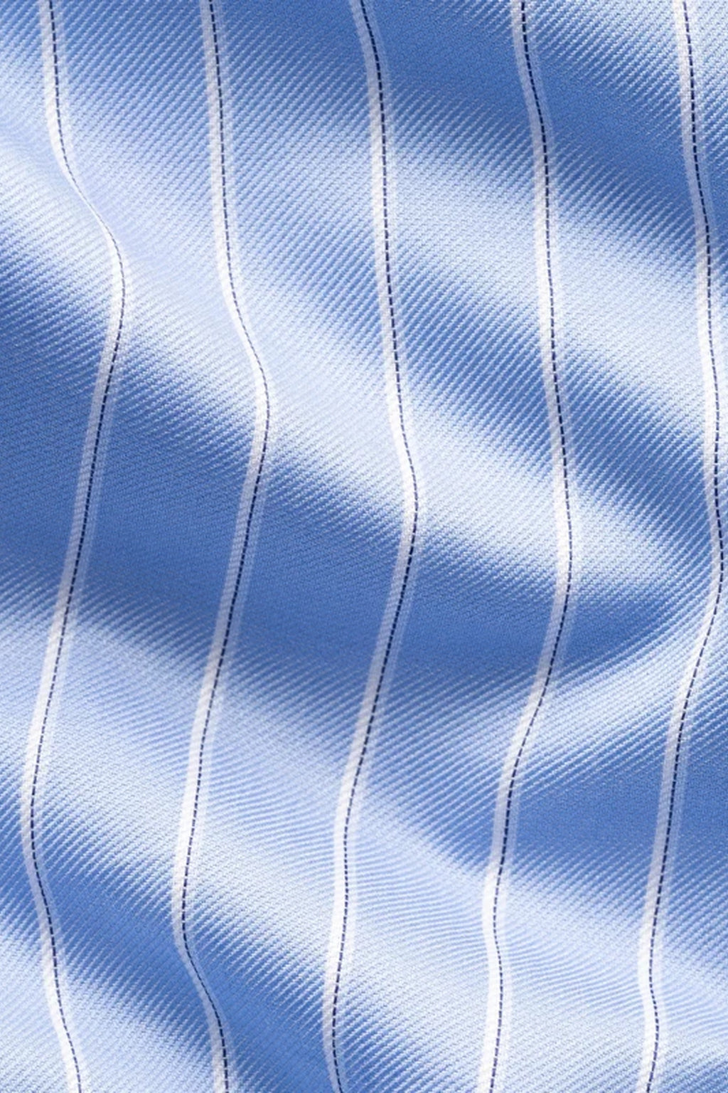 ETON | Pin Collar Stripe Shirt | Blue Stripe