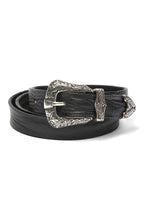 MITCHELL OGILVIE | Western Belt Leaves On Buckle | Black