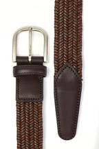 CANALI | Two-Tone Belt | Tan Brown