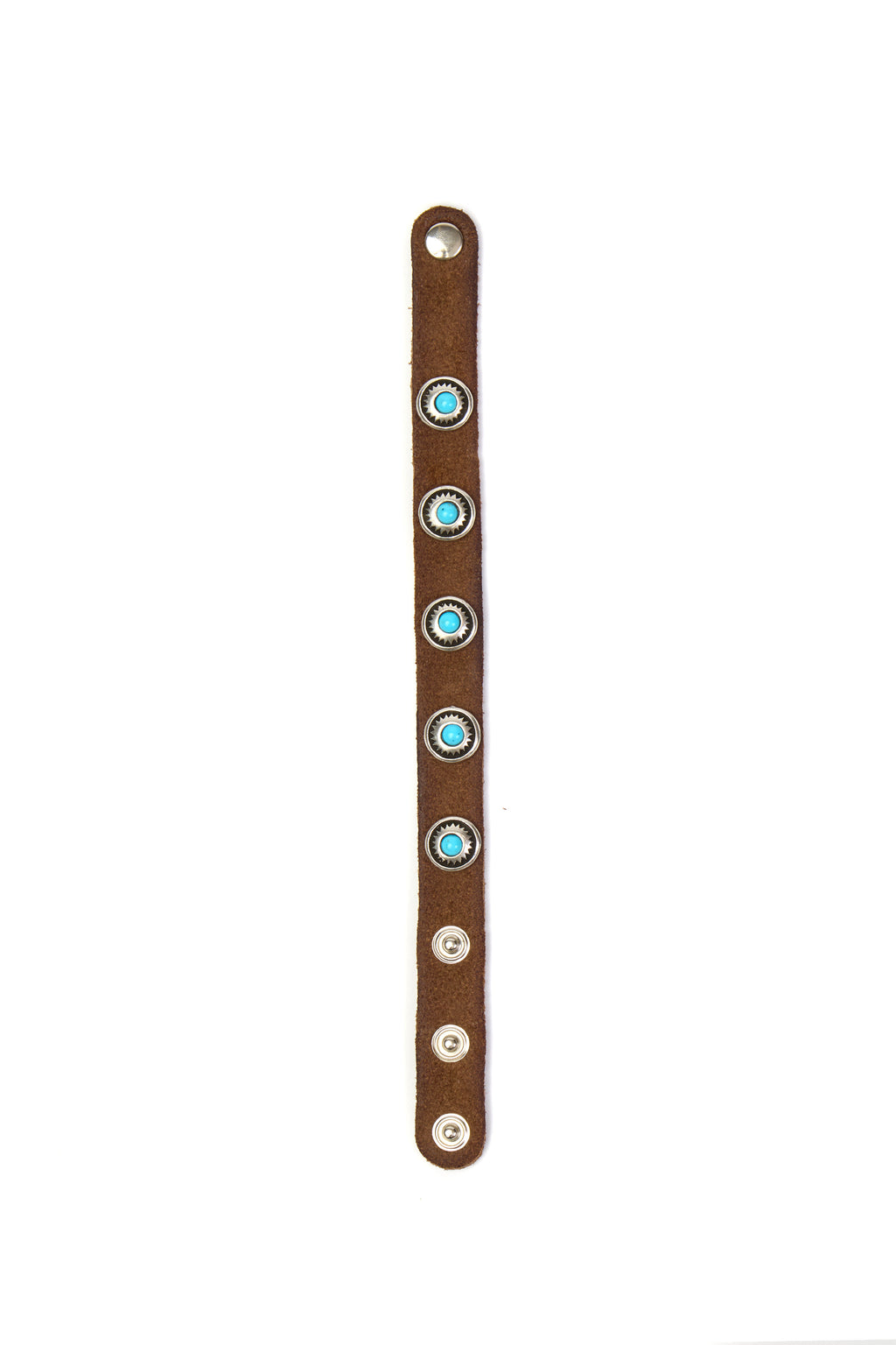 MITCHELL OGILVIE | Western Bracelet Turquoise Studs | Brown